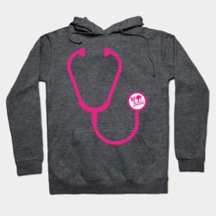 Nurse Practitioner Barbie Stethoscope Hoodie